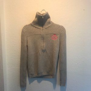 Tommy Hilfiger grey turtle neck medium vintage 90s